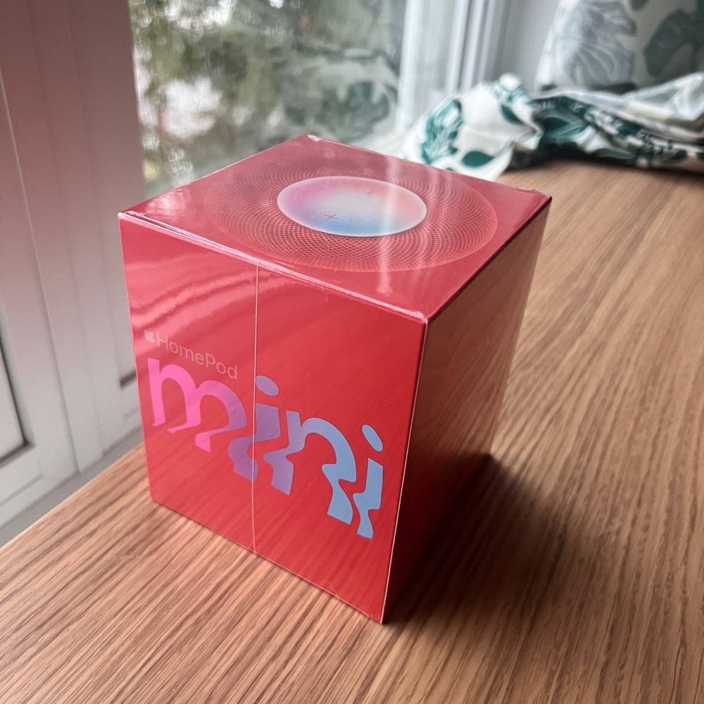 New in Box | Apple HomePod Mini in Red/orange